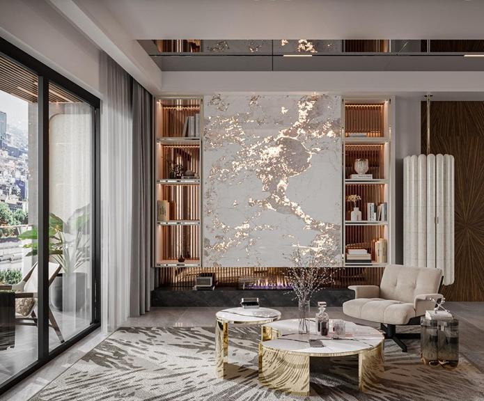 căn hộ 2 phòng ngủ ở Panorama