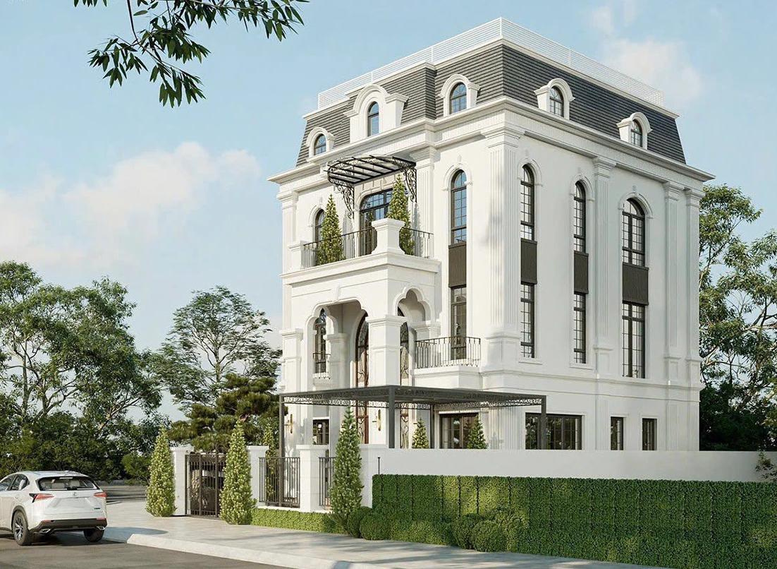 Biệt thự tân cổ điển 4 tầng